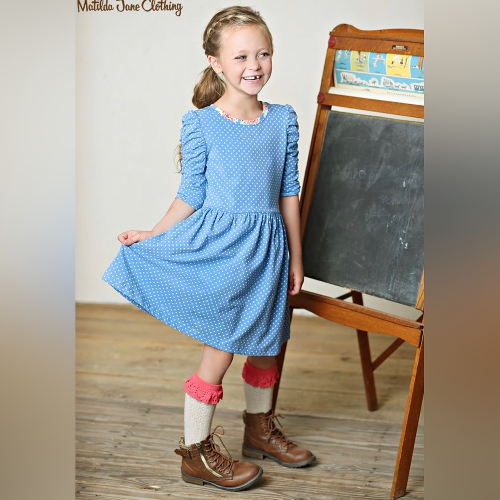 Matilda Jane Blue Reagan Lap dress